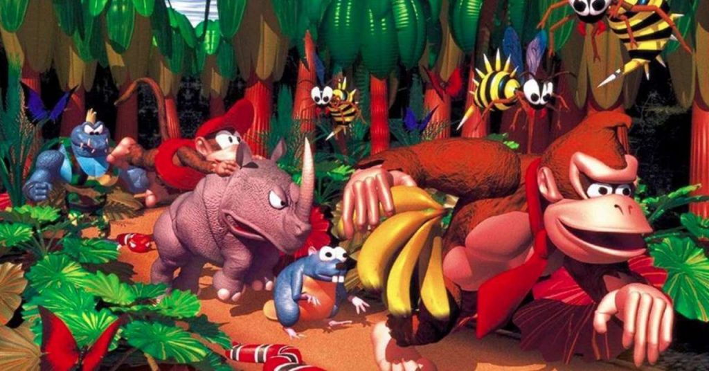 Seltener ehemaliger Künstler enthüllt ursprüngliches Donkey Kong Country Art-Konzept